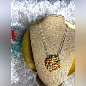 Viva Beads‎ Handmade Beads Pumpkin Spice  Necklace